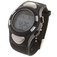 Detailed information about the product Stylish Digital Sports Heart Rate Monitor Wrist Watch - Black + Silver