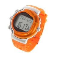 Detailed information about the product Stylish Digital Sports Heart Rate Monitor Wrist Watch Orange