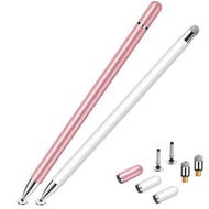 Detailed information about the product Stylus For IPad (2 Pcs) Magnetic Disc Universal Stylus Pens Touch Screens For Apple/iPhone/iPad Pro/Mini/Air/Android/Microsoft/Surface All Capacitive Touch Screens - White/Rose Gold.