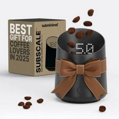 Subminimal Subscale Digital Dosing Cup with LED Display â€“ Sleek & Precise Scale - Dosing & Brewing Accessories, Measures Coffee Grounds for Espresso