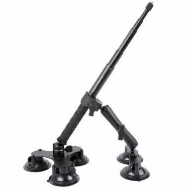 Suction Car Mount for Insta360 x5,x4,x3,x2,x,One RS,R Compatible with GoPro Max Camera 5 in 1 Suction Mount Kit (Includes 44.9-inch Selfie Stick)