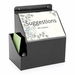 Suggestion Box Acrylic Wall Mounted Donation Lock Sign Slot Office Ballot Locking Mailbox Comment Black Secure Collection. Available at Crazy Sales for $29.99