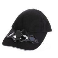 Detailed information about the product Summer Sport Outdoor Hat Cap With Solar Sun Power Cool Fan Black