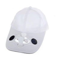 Detailed information about the product Summer Sport Outdoor Hat Cap With Solar Sun Power Cool Fan White