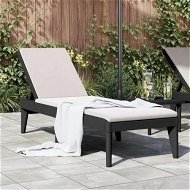Detailed information about the product Sun Lounger Anthracite 186x60x29 cm PP
