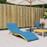 Detailed information about the product Sun Lounger Cushion Blue 200x60x3cm Oxford Fabric