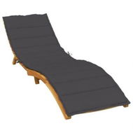 Detailed information about the product Sun Lounger Cushion Melange Anthracite 200x50x4 cm Fabric