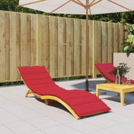 Detailed information about the product Sun Lounger Cushion Red 200x70x3cm Oxford Fabric