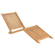 Detailed information about the product Sun Lounger Solid Teak Wood