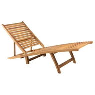 Detailed information about the product Sun Lounger Solid Teak Wood