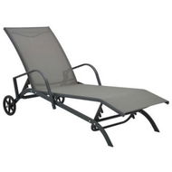 Detailed information about the product Sun Lounger Steel And Textilene