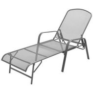 Detailed information about the product Sun Lounger Steel Anthracite