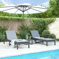 Detailed information about the product Sun Loungers 2 pcs Grey 199.5x60x74 cm Solid Wood Pine