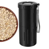 Detailed information about the product Sunflower Seed Spit Cup, with Seed Storage and Shell Disposal, 3D Printed Portable Pistachios Snack Nut Bowl Cup for in Car, Seed Lovers Gift, Black