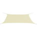 Sunshade Sail Oxford Fabric Rectangular 4x6 m Cream. Available at Crazy Sales for $139.95