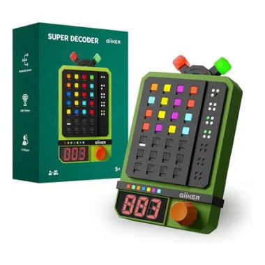 Super Decoder, 600 Level Code Breaking Puzzle Game for 1 2 Players, Handheld Games for Kids Age 5 Up and Men Women
