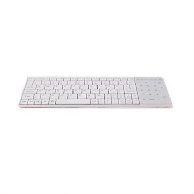 Super-thin Bluetooth 3.0 Wireless Keyboard With Touchpad For PC Cell Phone IPhone IPad - White.