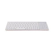 Detailed information about the product Super-thin Bluetooth 3.0 Wireless Keyboard With Touchpad For PC Cell Phone IPhone IPad - White.