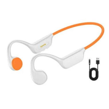 Swimming Headphones-Bone Conduction Headphones,IP68 Waterproof Built-In MP3 Player 32G Memory,Underwater Swimming Headphone,Wireless Open Earphones