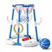 Swimming Pool Basketball Hoop Rings Floating Water Station Sports Toys Game Playset Outdoor Poolside Summer Activity Sensory Play Ground Ball Pump. Available at Crazy Sales for $59.95