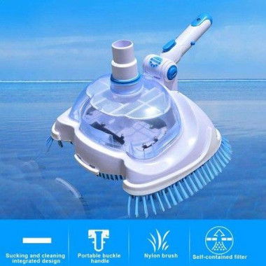 Swimming Pool Suction Vacuum Head Transparent Manual Suction Machine Cleaning And Maintenance Tools Pool And Spa Hot Tubs Floor Vacuum Cleaner