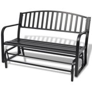 Detailed information about the product Swing Bench Black Steel