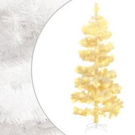 Detailed information about the product Swirl Christmas Tree with Stand and LEDs White 180 cm PVC