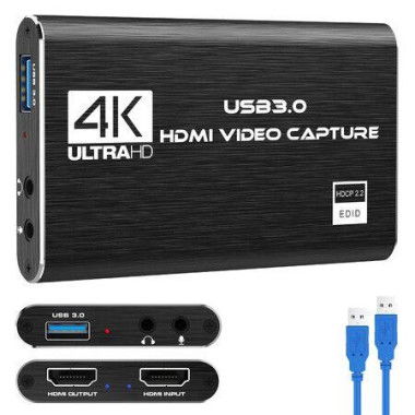 Switch Capture Card 4K 1080P 60FPS HDMI USB 3.0 Streaming PS4 PC OBS Camera Broadcasting Video Game Capture Card