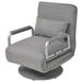 Swivel Chair and Sofa Bed Light Grey 60x75x80 cm. Available at Crazy Sales for $449.95