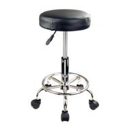 Detailed information about the product Swivel Salon Barber Stool Chair Round Type BLACK