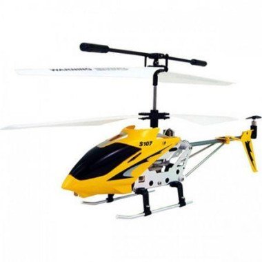 Syma S107G Mini 3 Channel Infrared RC R/C Helicopter with Gyro Double Protection - Yellow