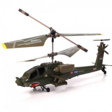 Syma S109G Apache Mini 3.5CH RC Helicopter with Gyro - Army Green