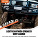 Synthetic Soft Shackle Rope, 2 Pack 12.7 x 558.8 mm 20 Ton Breaking Strength, Recovery Tow Shackles with Extra 2 Sleeves and Storage Bag for UTV, ATV, Trucks, Jeep, Off-Road Vehicles, Black. Available at Crazy Sales for $39.95