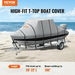 T Top Boat Cover, 20'-22' Waterproof Trailerable T-Top Boat Cover, 600D Marine Grade PU Oxford, with Windproof Buckle Straps, for Center Console Boat with T Top Roof, Fits 20'-22'L x 106W, Grey. Available at Crazy Sales for $269.95