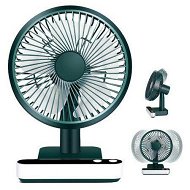 Detailed information about the product Table Fan Desk Fan Small Oscillating Fan 180° Rotated 5000mAh Rechargeable Battery Powered For Home Office Bedroom (Green).