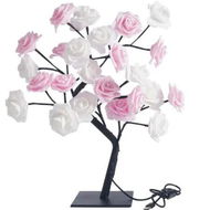 Detailed information about the product Table Flower Tree Lamp - Rose Fairy Bonsai Tree Desk Light for Women (White)