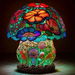 Table Lamp Stained Glass Mushroom Night Light Plant Series Art Decor Bedroom Living Room Home Office Unique Gift Idea. Available at Crazy Sales for $29.95