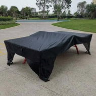 Detailed information about the product Table Tennis Cover Outdoor Waterproof Heavy Duty Ping Pong Protection Black 280x152x76cm Indoor Accessories