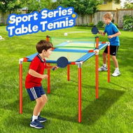 Detailed information about the product Table Tennis Table Ping Pong Trampoline Portable Outdoor Sports Players Training Fun Family Room Game Play Pingpong Paddles Rackets 3 Balls 2 Bats Set