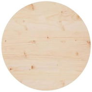 Detailed information about the product Table Top Ã˜60x2.5 cm Solid Wood Pine