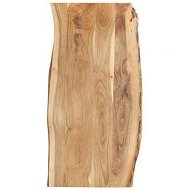 Detailed information about the product Table Top Solid Acacia Wood 120x(50-60)x2.5 cm
