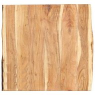 Detailed information about the product Table Top Solid Acacia Wood 60x(50-60)x3.8 cm