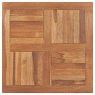 Detailed information about the product Tabletop Solid Teak Wood Square 80x80x2.5 Cm.