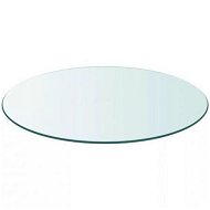 Detailed information about the product Table Top Tempered Glass Round 400 mm