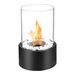 Tabletop Fireplace with Decorative Stones Stainless Steel Bioethanol Indoor Outdoor Table Fireplace for Living Room and Balcony Smokeless and Odourless. Available at Crazy Sales for $34.95