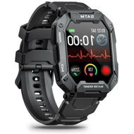 Detailed information about the product Tactical Grade Smartwatch with 1.71-inch display,Android & iPhone Compatible,5ATM water resistance,Tracks fitness,heartrate,pressure,oxygen(Black)