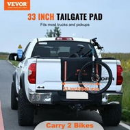 Detailed information about the product Tailgate Bike Pad, 33 Truck Tailgate Pad Carry 2 Mountain Bikes, Tailgate Protection Pad with Reflective Strips and Tool Pocket, Universal Tailgate Pad for Small-Size Pickup Trucks