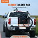 Tailgate Bike Pad, 33 Truck Tailgate Pad Carry 2 Mountain Bikes, Tailgate Protection Pad with Reflective Strips and Tool Pocket, Universal Tailgate Pad for Small-Size Pickup Trucks. Available at Crazy Sales for $74.95