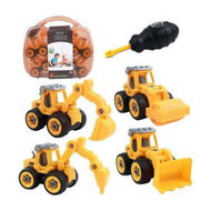 Detailed information about the product Take Apart Construction Trucks Toys, Sand Toys for Toddlers Age 3-5, for Birthday Xmas Gift (Yellow)