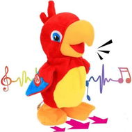 Detailed information about the product Talking Parrot Repeats What You Say Walking Electric Interactive Animated Toy Speaking Plush Birthday Gift for Kids (Red)